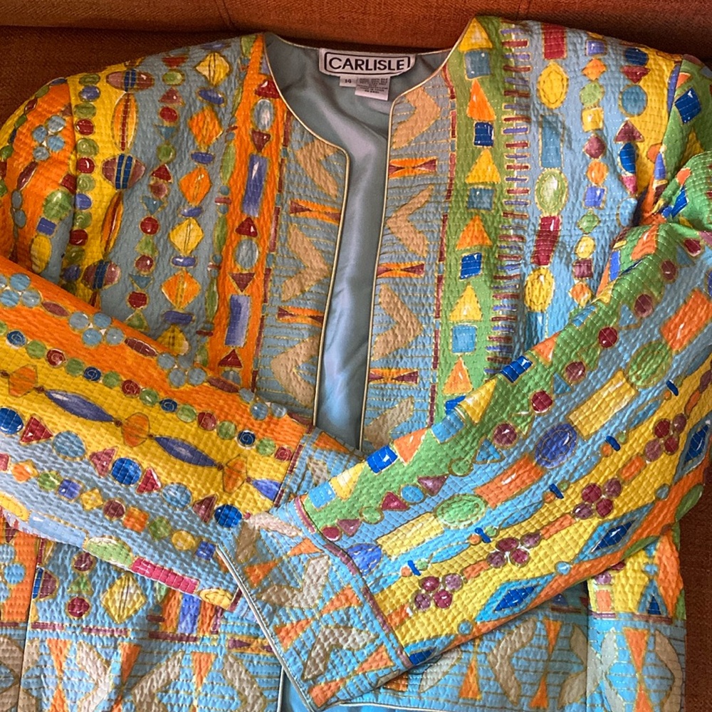 Vintage colorful jacket